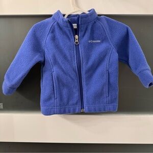 Columbia Benton Springs infant/toddler full-zip fleece jacket size 6-12 months